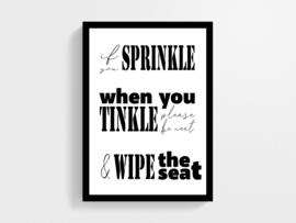 If you sprinkle - Poster