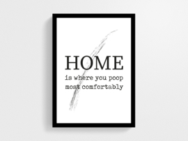 Home is where you poop - Poster