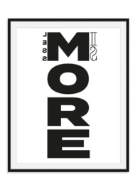 Less is more - Poster