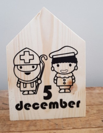 Sinterklaas huisje Sint en Piet 5 december
