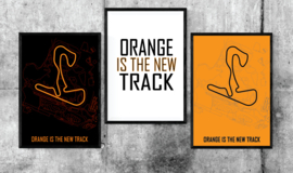 Circuit Zandvoort - Orange is the new Track - Minimalistisch