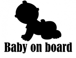 Autoruitsticker baby on board