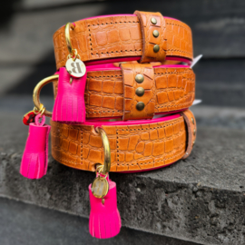 HALSBAND - HOT IN COGNAC PINK