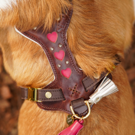 TUIG MY VALENTINE BROWN PINK - meer designs mogelijk