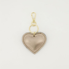 LEATHER HEART - BRONS