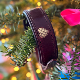 HALSBAND - HEARTBEAT BROWN