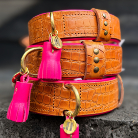HALSBAND - HOT IN COGNAC PINK