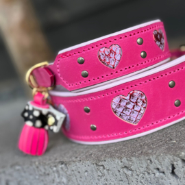 HALSBAND - MY VALENTINE PRETTIER IN PINK