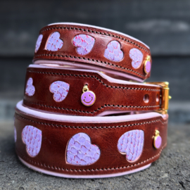 HALSBAND - LOVE RULES PURPLE SMILE