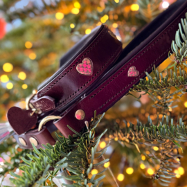 HALSBAND - HEARTBEAT BROWN