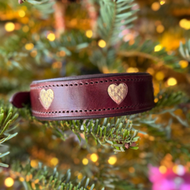 HALSBAND - HEARTBEAT BROWN