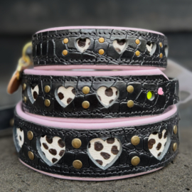 HALSBAND - MY VALENTINE CROCO LILA