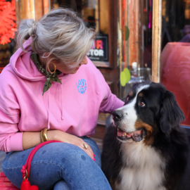 PINK HOODIE - DOGLOVE RULES