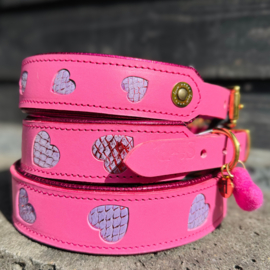 HALSBAND - LOVE RULES PINK