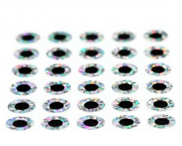 Flat Eyes, Holographic Silver,