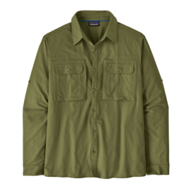 Patagonia L/S Self Guided Sun Shirt - CAPER GREEN