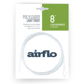 Airflo Polyleader Light Trout 8ft Clear Intermediate