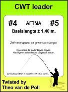 Theo van de Poll Twisted Leader CWT Leader #4/5  lengte +- 1.420mtr