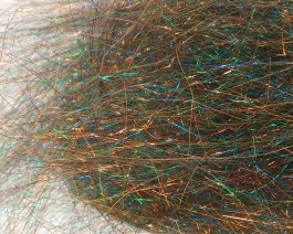 Supersoft Metallic Dubbing, Dark Brown Peacock