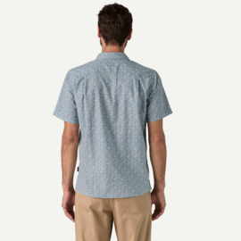 Patagonia Back Step Shirt (Mountain Breeze/Still Blue)