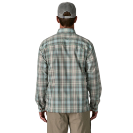 Patagonia L/S Island Hopper Shirt CROSSWEAVE: BLUE SAGE