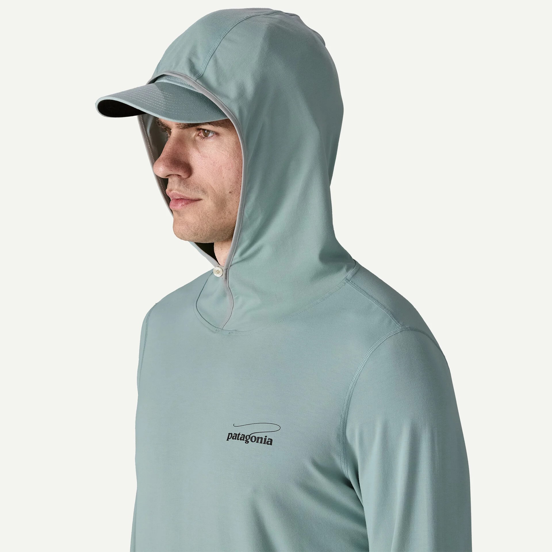 Patagonia Tropic Comfort Natural Graphic Hoody Thermal Blue