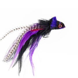 Whitlocks Premium Pike Streamer  Black/Purple  #3/0