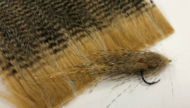 Elbi Medium Fur Barred Sandy Tan