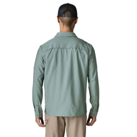 Patagonia L/S Self Guided Sun Shirt - GUMTREE GREEN
