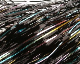 Tinsel Blend Hair, Multi Black