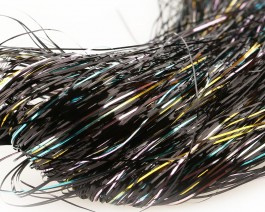 Tinsel Blend Hair, Multi Black