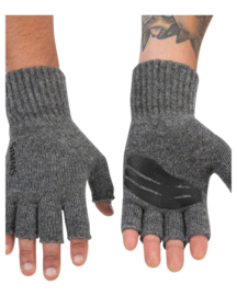SIMMS Wool Half-Finger Glove Steel