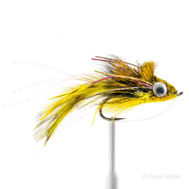 Flies&More Reehaar Snoek Streamer Green Frog #2/0