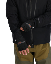 SIMMS Windstopper Half-Finger Glove Black