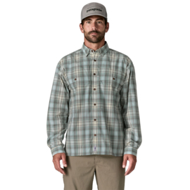 Patagonia L/S Island Hopper Shirt CROSSWEAVE: BLUE SAGE