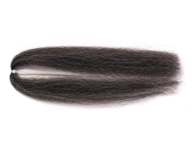 Synthetic Pike Hair Dark Steel