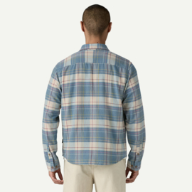 Patagonia L/S LW Fjord Flannel Shirt Still Blue