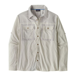 Patagonia L/S Self Guided Sun Shirt - North Fork:Crisp Grey