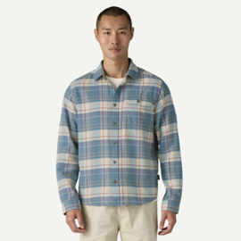 Patagonia L/S LW Fjord Flannel Shirt Still Blue