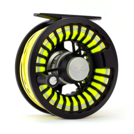Traun River Solid Fly Reel (black/steel) #3/4