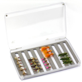 Traun River Transparante opbergdoos met magneetsluiting (9 rijen)
