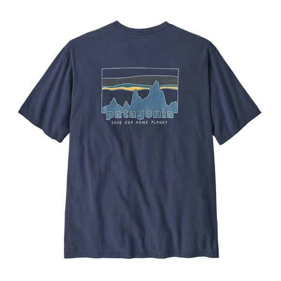 Patagonia '73 Skyline Organic T-Shirt New Navy