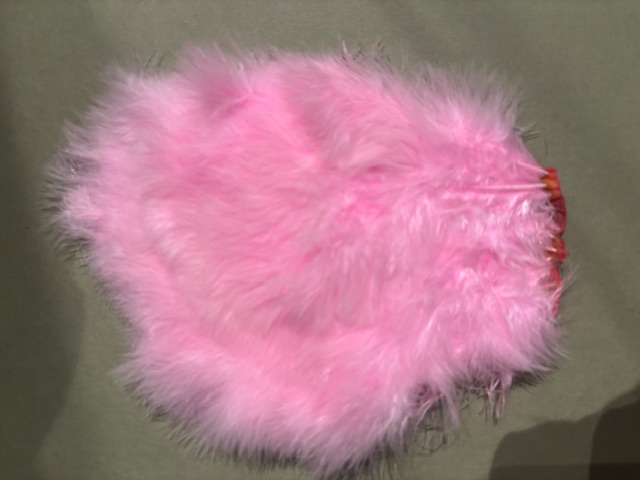 Whiting Chickabou Patch White dyed Shell Pink