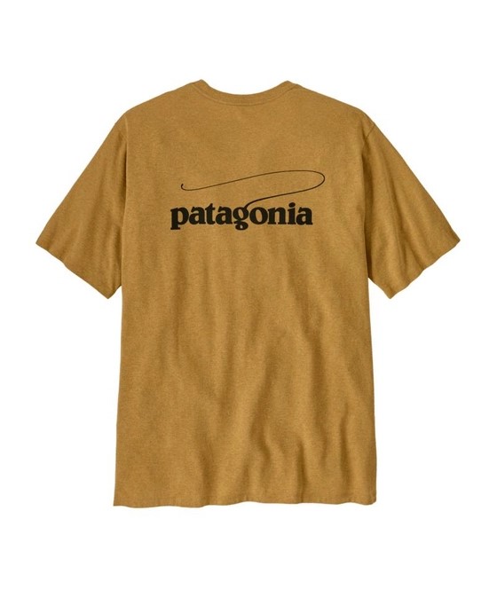 Patagonia Casting Logo Responsibili-Tee Pufferfish Gold