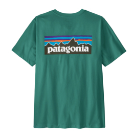 Patagonia P-6 Logo T-Shirt - GEM GREEN