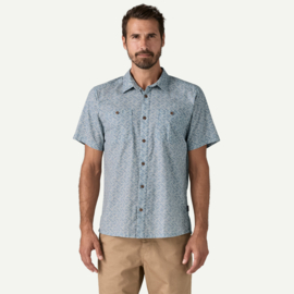 Patagonia Back Step Shirt (Mountain Breeze/Still Blue)