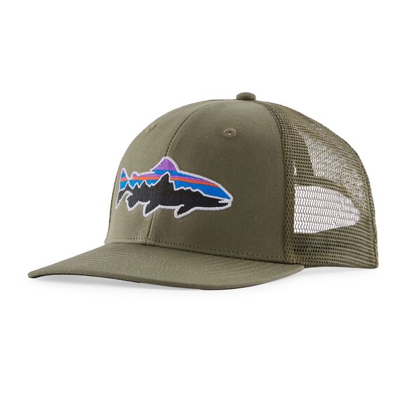 Patagonia Fitz Roy Trout Trucker Hat BASIN GREEN