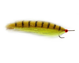 Fantasy perch Synthetic  Streamer  Olive / Fluo Yellow