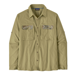 Patagonia L/S Self Guided Sun Shirt - GUMTREE GREEN