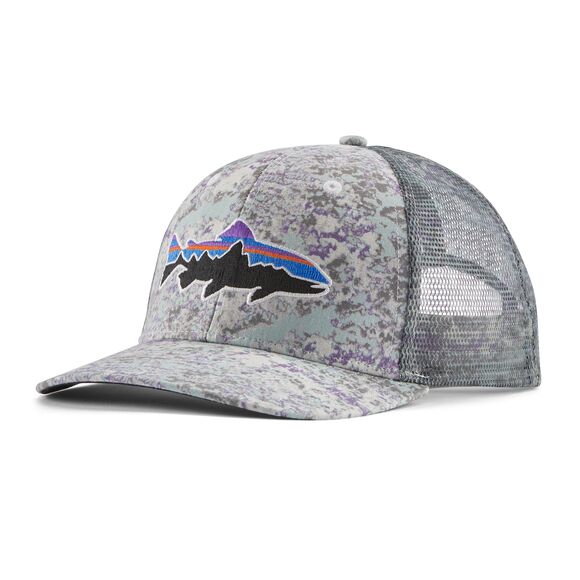 Patagonia Fitz Roy Trout Trucker Hat ROCK WASH:THERMAL BLUE